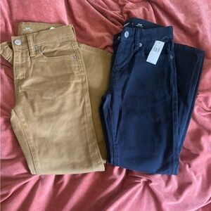 Old Navy Boys Jeans in Tan and Navy